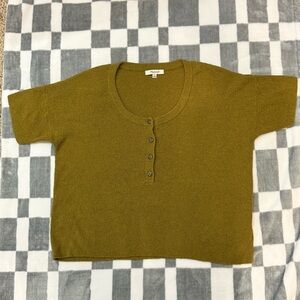 Madewell Kids Button Down Shirt in Mustard
